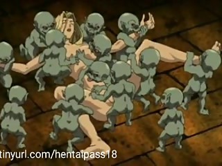 monster gangbang hentai girl
