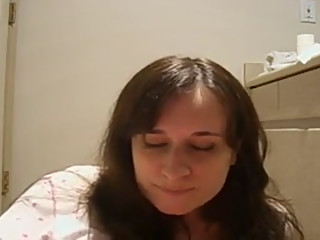 face of orgasm on bathroom floor
