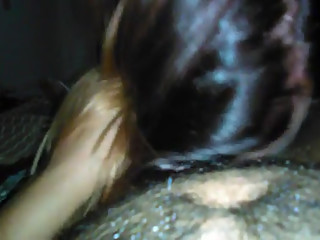 white girl suck light skin black dick