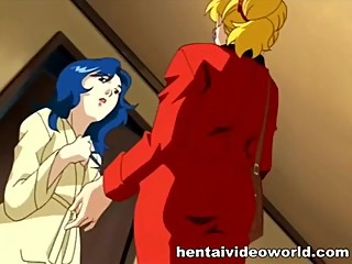 Hentai Lesbians in Bed