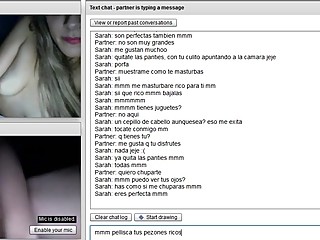 Sexy girl on cam, fucking the bed