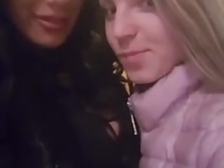 Famous pornstar private lesbo kiss