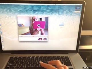 Halle Von and Dakota James at Sextape Lesbians