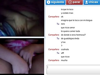 Lesbian girl masturbates for my video on Chatrandom