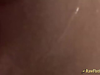 Nasty European sluts fisting